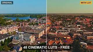 48 FREE Cinematic LUTs for Premiere, DaVinci & Final Cut