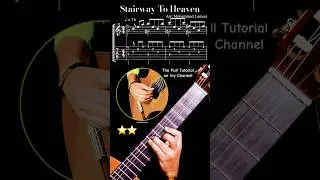 How To Play Stairway To Heaven by Led Zeppelin #fingerstyle #classicalguitar