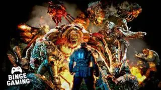 GEARS OF WAR 3 Full Movie (2024) - All Cinematics 4K Action Fantasy