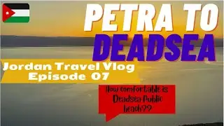 Sunset at Dead Sea | Petra to Dead Sea | Indian in Jordan Vlog