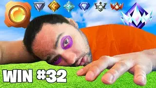 How Many Wins To Go From Unranked To UNREAL? (Zero Build)