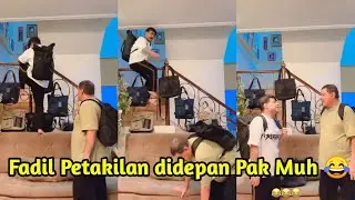 Fadil Manjat Pagar didepan Pak Muh Drama Naik Gunung 😂