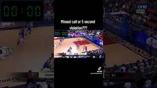 Another close call by a PBA referee??? #basketball #shorts #ginebra #pba #