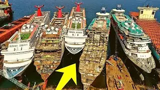 Ships being beached for scrap compilation [ Carnival Fantasy, Carnival Imagination ] #2