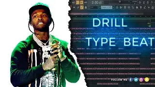 How To Make a 808 MELO Drill Beat In FL Studio 20 | Full Process | NY / UK Drill Tutorial