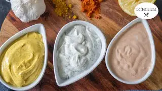 Dips - einfach schnell & lecker - Curry Dip / Kräuter Dip / Cocktail Dip