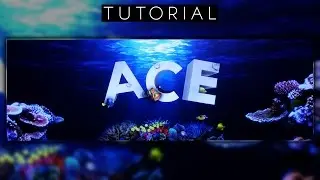 3D Underwater Twitter Header Tutorial | Photoshop CC & Cinema 4D