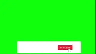subscribe button and bell icon clicked Effect on video green screen sample for video editing