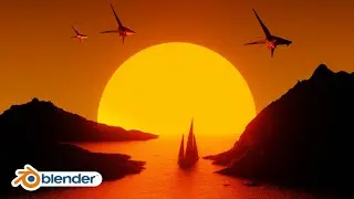 Blender Tutorials - Create A Beautiful Scene In Blender EEVEE / 