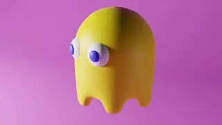 Modelling a Pacman Ghost in Blender 2.8