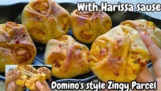 zingy parcel recipe in hindi | dominos style zingy parcel