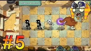 Plants vs zombies 2, Antiguo Egipto día 5