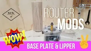Makita XTR01Z 18V Router - base plate and lipper