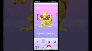 Abra to Kadabra evolution in Pokemon go | 3 star
