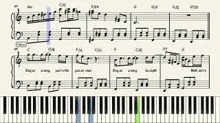 Piano Man - Billy Joel | Piano Sheet Music