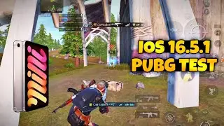 iPad mini 6 Pubg Test No Lag 2023 iOS 16.5.1 | Livik✔️Gameplay | PUBG Mobile