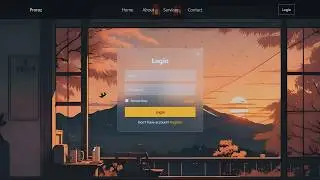 How To Create A Website With Login Form using HTML CSS & JS | Step By Step Tutorial