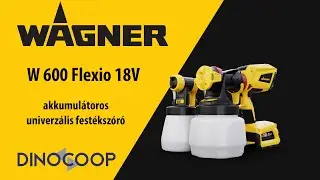 W 600 Flexio 18V akkumulátoros festékszóró - Beállítás, takarítás, kiegészítők | WAGNER