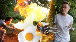 CUIRE DES ALIMENTS EN CRACHANT DU FEU ! (c'est possible)