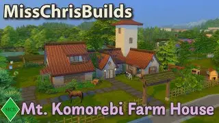 🏯Mt. Komorebi Farm House🎋 // Sims 4 Speed Build