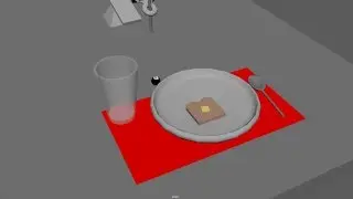 an abstract representation of breakfast