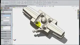 Tutorial SolidWorks How To Create Helicopter part Blades Holder