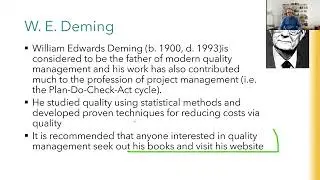 Managing Project Quality