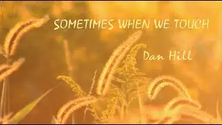 SOMETIMES WHEN WE TOUCH - Dan Hill | LYRICS |