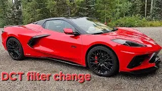 Changing the DCT transmission filter in my C8 Corvette