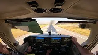 Takeoff and Landing at Islamabad Airport | Cockpit view with ATC | Cessna C-172
