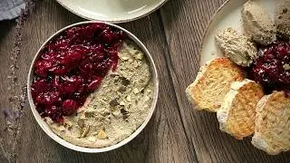 ПЕЧІНКОВИЙ ПАШТЕТ ТА ЦИБУЛЕВИЙ МАРМЕЛАД З ВИШНЕЮ  /печінка з яблуком /печінковий паштет рецепт