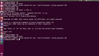 Login to MySQL Root user without entering Password using CLI in Linux