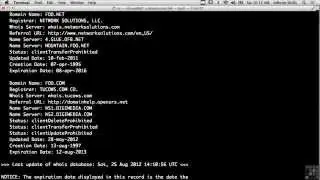14. Whois Lookups Using
