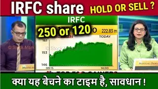 IRFC share latest news,HOLD OR SELL ? irfc share news,irfc stock analysis,irfc share target 2024,