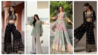 Girl sharara outfit and poses || Latest colour and combination for girls #sharara #new