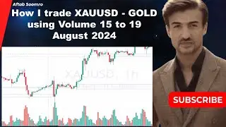 How I trade XAUUSD   GOLD using Volume 15 to 19 August 2024