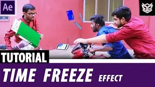 TIME FREEZE EFFECT VFX TUTORIAL || BISWA GRAPHICS & VFX || AFTER EFFECTS || 3D CAMERA TRACKER