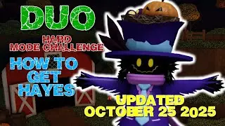 HOW TO DUO Halloween Havoc Hard Mode and GET HAYES in Roblox Tower Heroes 10.25.2025 update