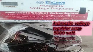 5000 waat regulator/stabilizer scrap Urdu Hindi.