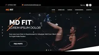 Template para Academia - MD Fit