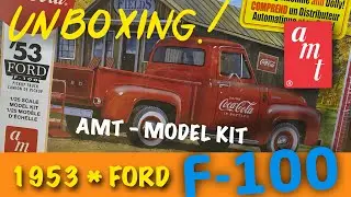 1953 Ford F-100  / Coca Cola by AMT Scale Model Kit / Español