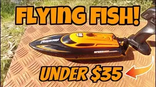 Affordable FUN RC Speed Boat for UNDER $35 | HXJRC HJ812 FLYING FISH