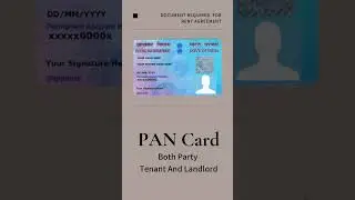 Required Documents for Rent Agreement 