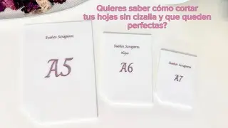 Como cortar Nuestras HOJAS de los CUADERNOS y queden PERFECTAS.