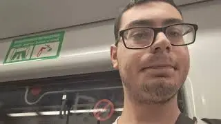 Μπήκα στο μέτρο Αγία Μαρίνα προς Ανθουπολη vlogkaki