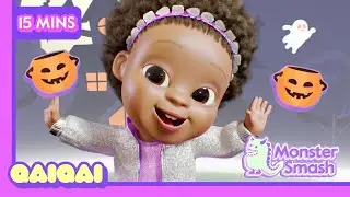 Dance with Qai Qai Compilation | 🎃 Halloween Dance Special for kids 👻 | #dancewithqaiqai | #qaiqai