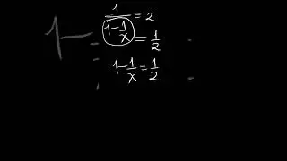 rational equation solving trick #maths