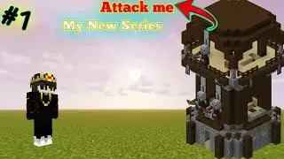 I Am play First Time Minecraft But I can Pillager Attack Me