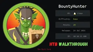 Bounty Hunter HTB Walkthrough | Hack The Box | Ethical Hacking | (in Hindi)