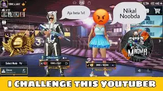 I Challenge This Youtuber For 1v1 TDM  | Pubg Mobile | TDM Challenge